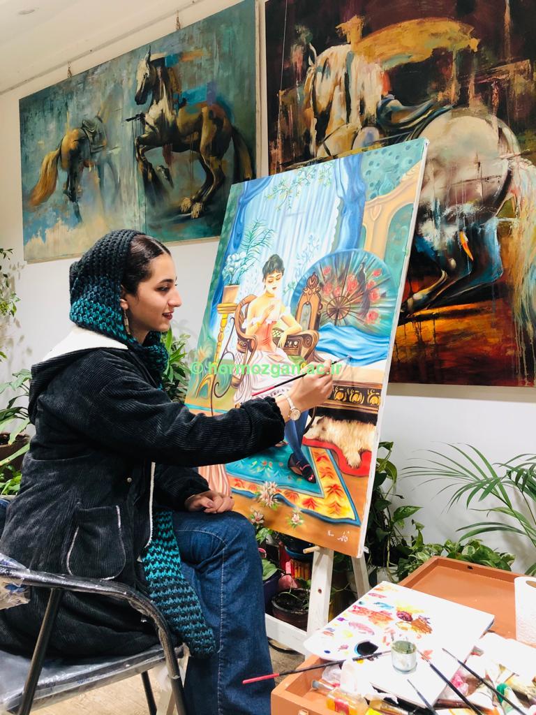 بانوی افتخار آفرین مقام پنجم/در حین انجام فعالیت/ فرج پور